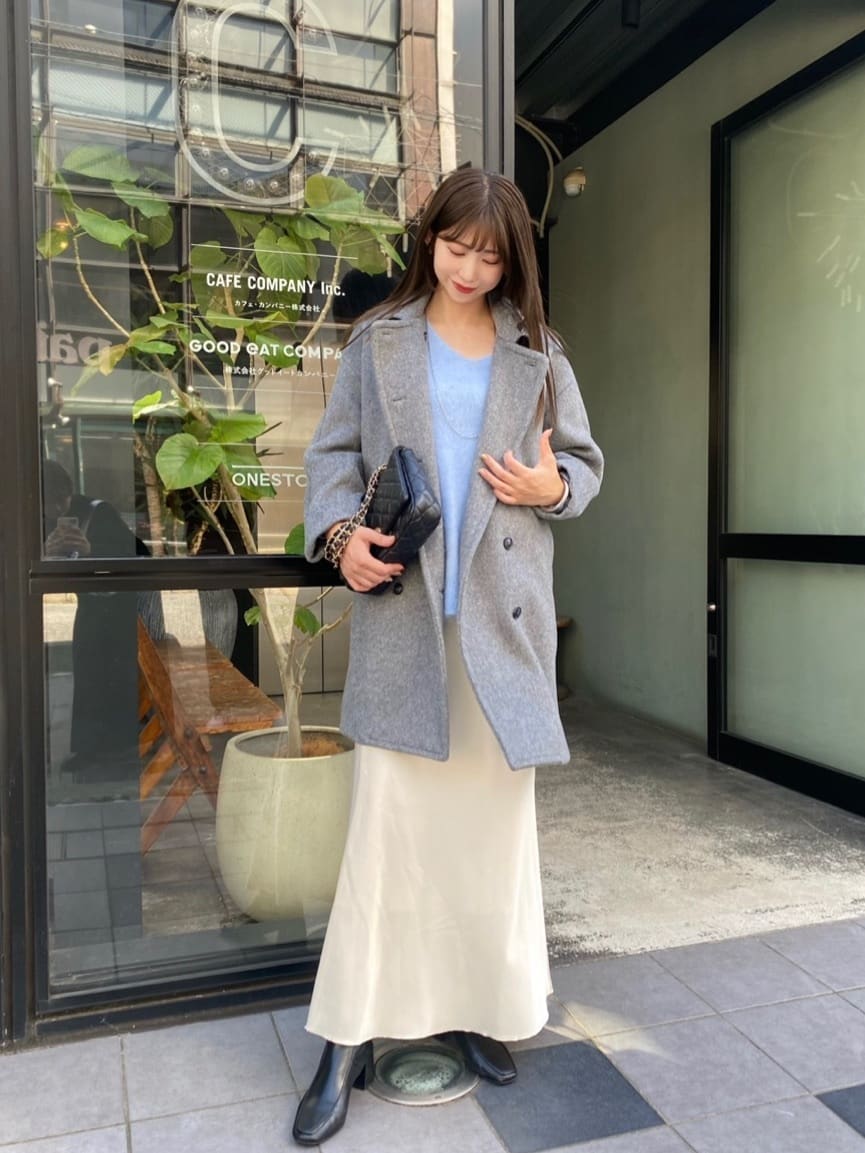 LARUTAのシャギーコートを使ったコーディネート | Rakuten Fashion