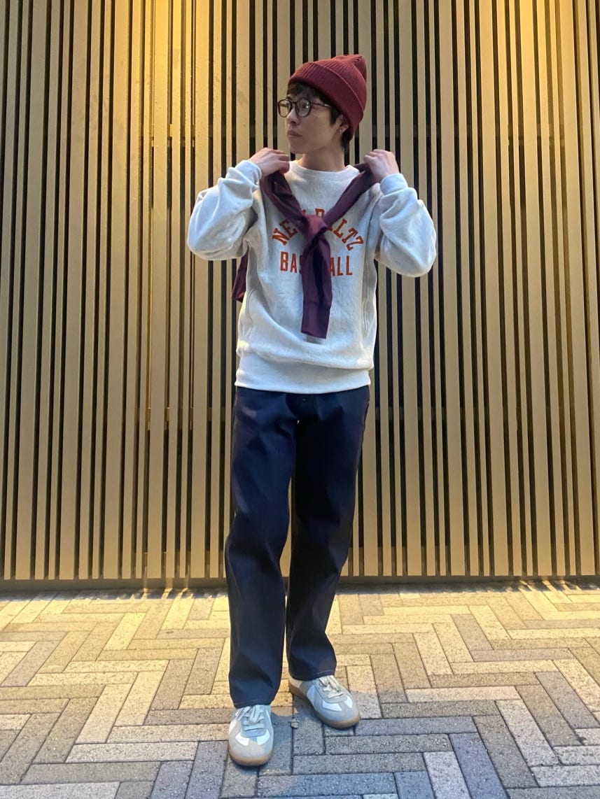 NANO universeのChampion/REVERSE WEAVE(R) 2ND PATENT CREWを使った