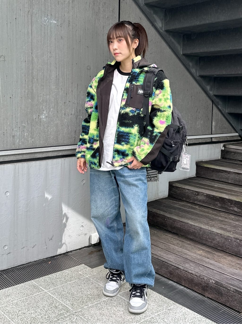 REVERSIBLE BOA BLOUSON ブルゾン X-girl-