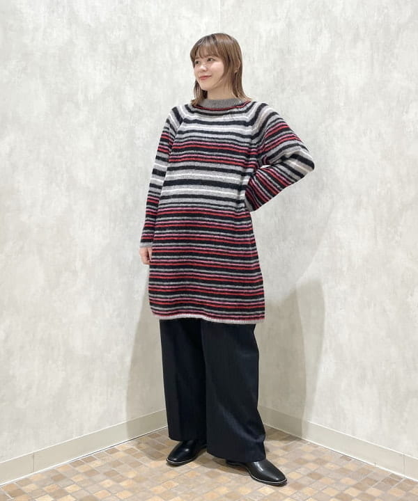 BEAMS WOMENのNOMA t.d. * Ray BEAMS / 別注 マルチ ストライプ