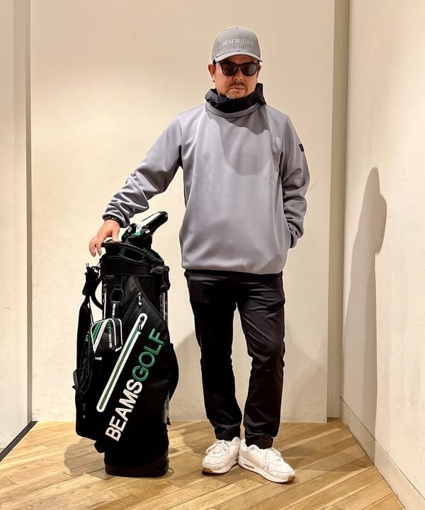 BEAMS GOLFの<MEN>B.G.THREE / 37.5(R)異素材フード プルオーバー