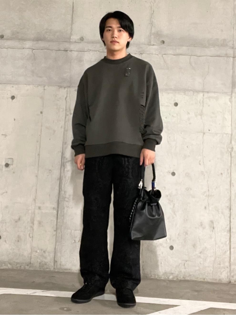 tk.TAKEO KIKUCHIのGERMAN TRAINER 別注レザースニーカーを使ったコーディネートを紹介します。｜Rakuten Fashion(楽天ファッション／旧楽天ブランドアベニュー)3240986