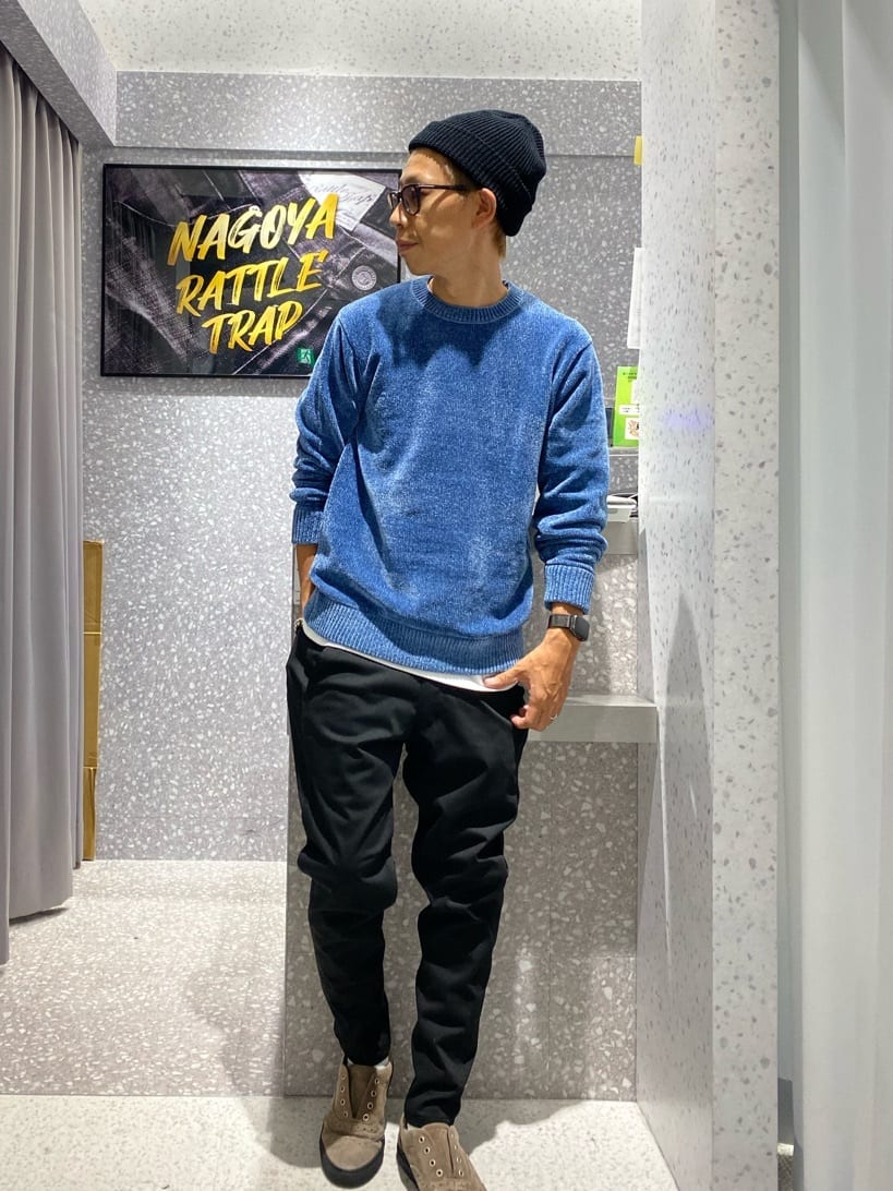 MEN'S BIGIのクルーネックモールニット/ハンドウォッシャブルを使ったコーディネートを紹介します。｜Rakuten Fashion(楽天ファッション／旧楽天ブランドアベニュー)3252080