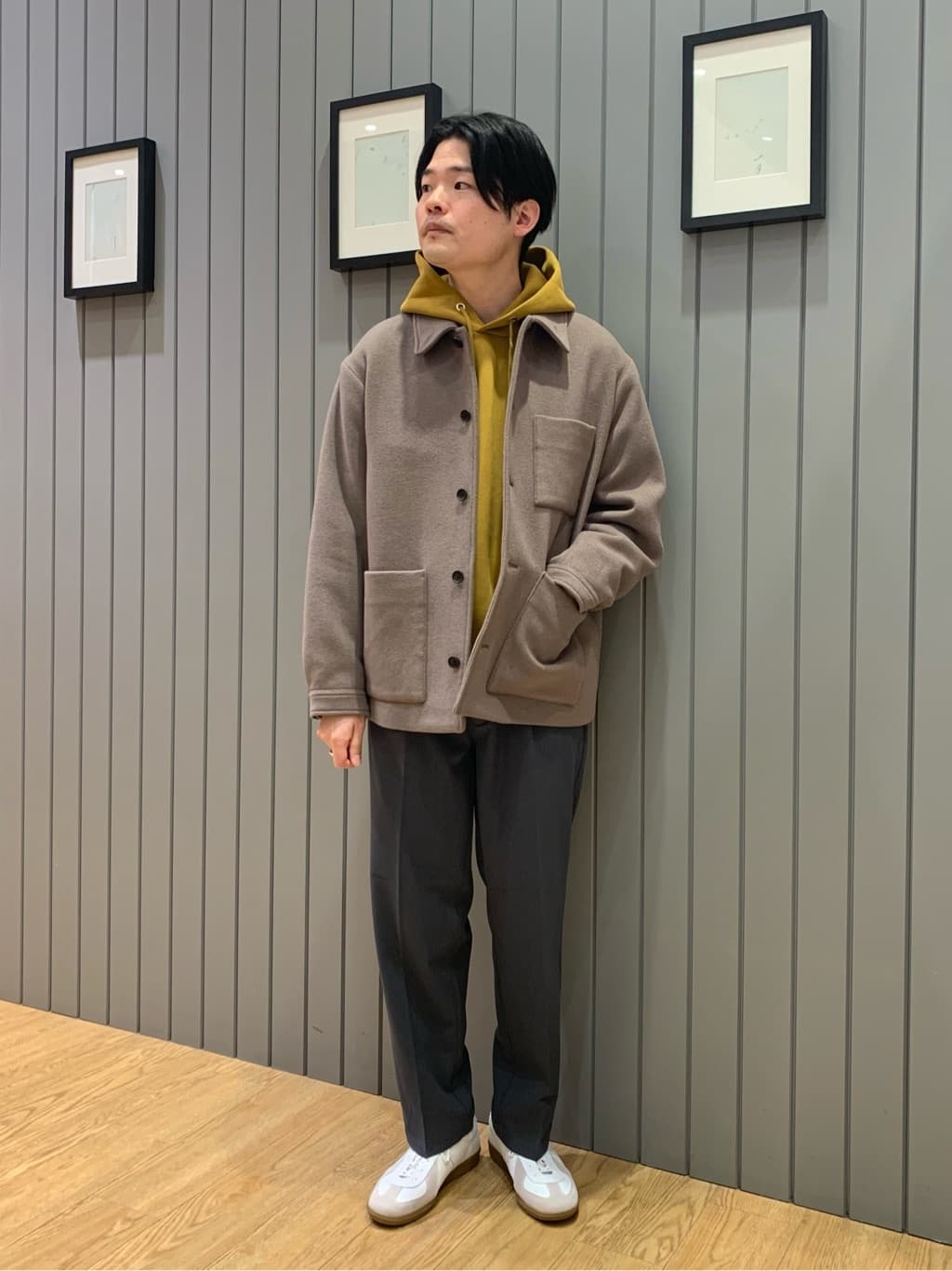 UNITED ARROWS green label relaxingのSENTDALE WOOL カバーオールを