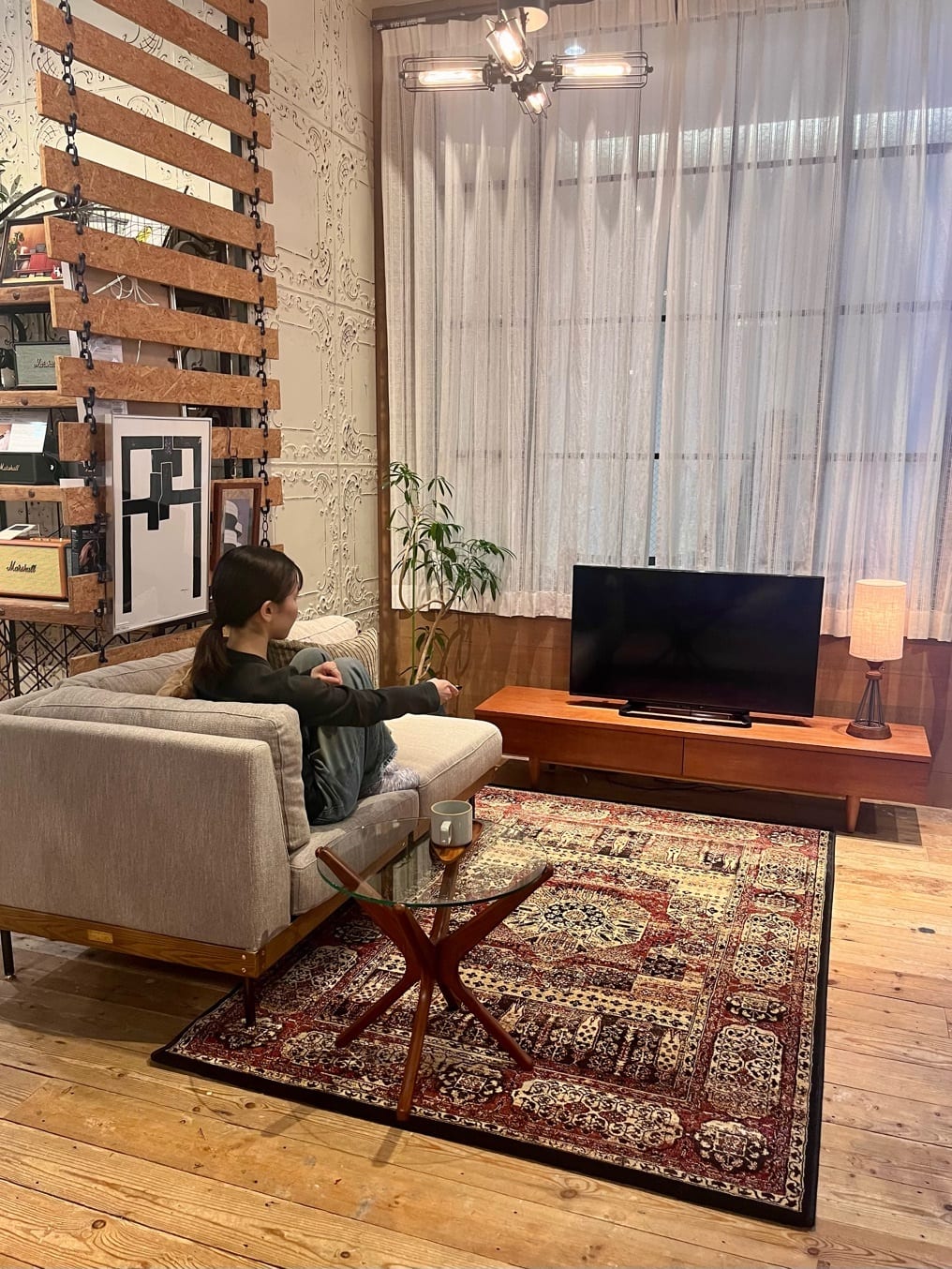 journal standard FurnitureのPO RUG 133*200 ラグを使ったコーディネートを紹介します。｜Rakuten Fashion(楽天ファッション／旧楽天ブランドアベニュー)3263016