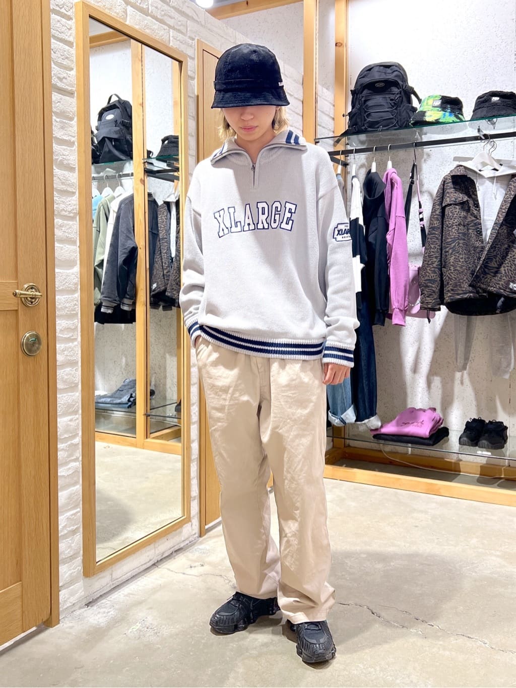 XLARGEのARCH LOGO HALF ZIP PULLOVER KNIT XLARGE ニット XLARGEを