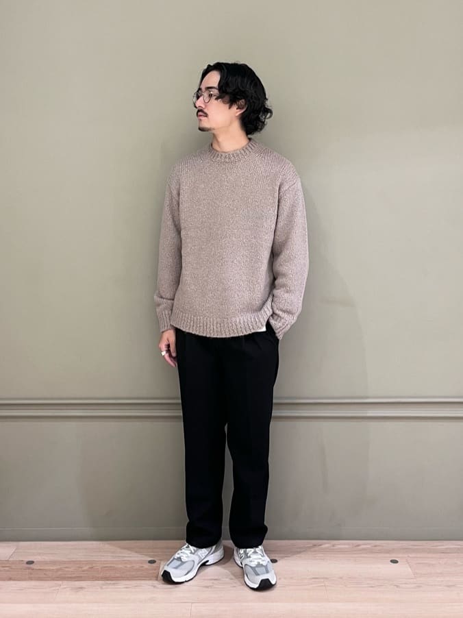 UNITED ARROWS green label relaxingのフラッフィー モヘヤミックス