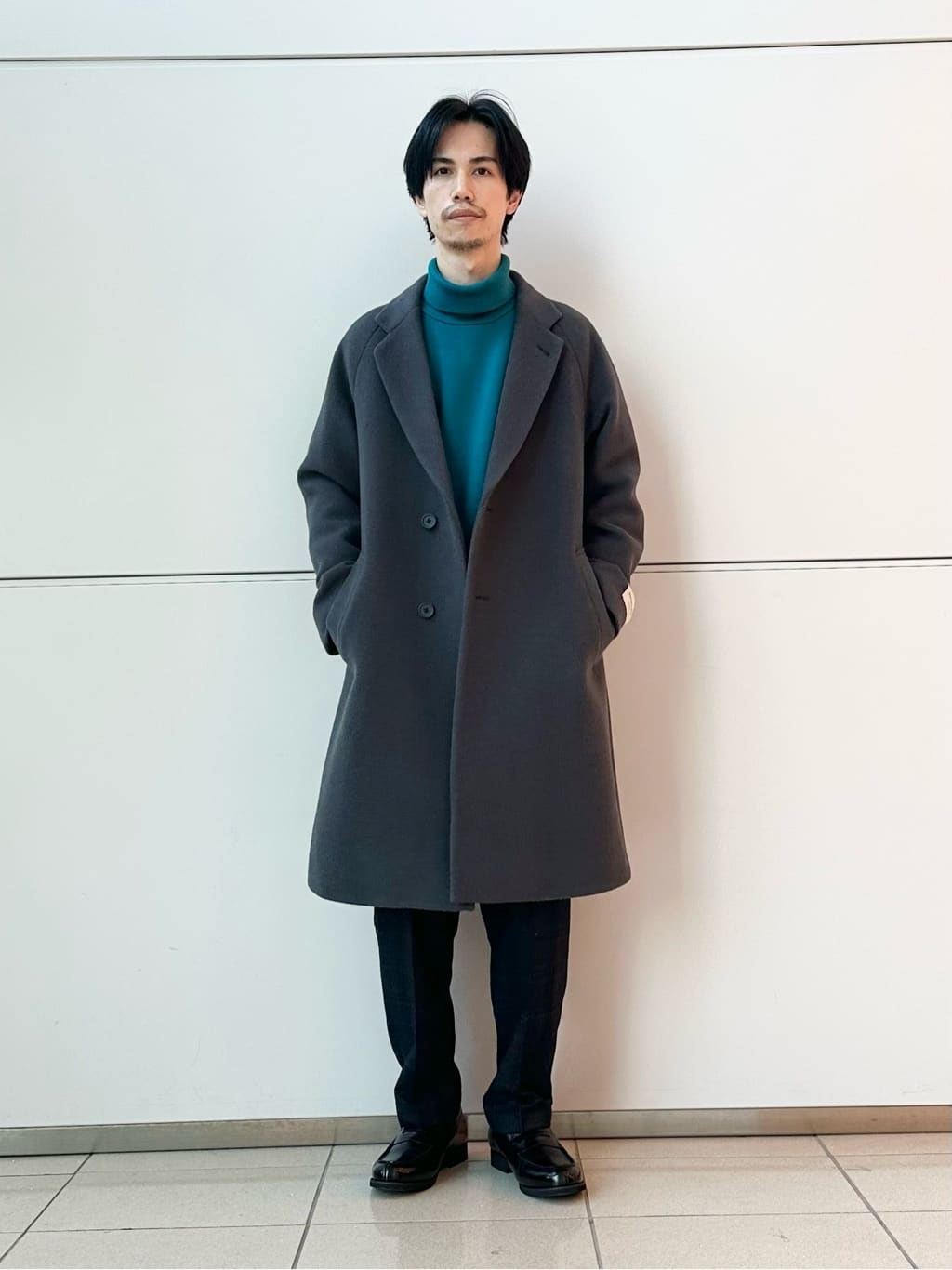 UNITED ARROWS green label relaxingのSENTDALE WOOL チェスターコート