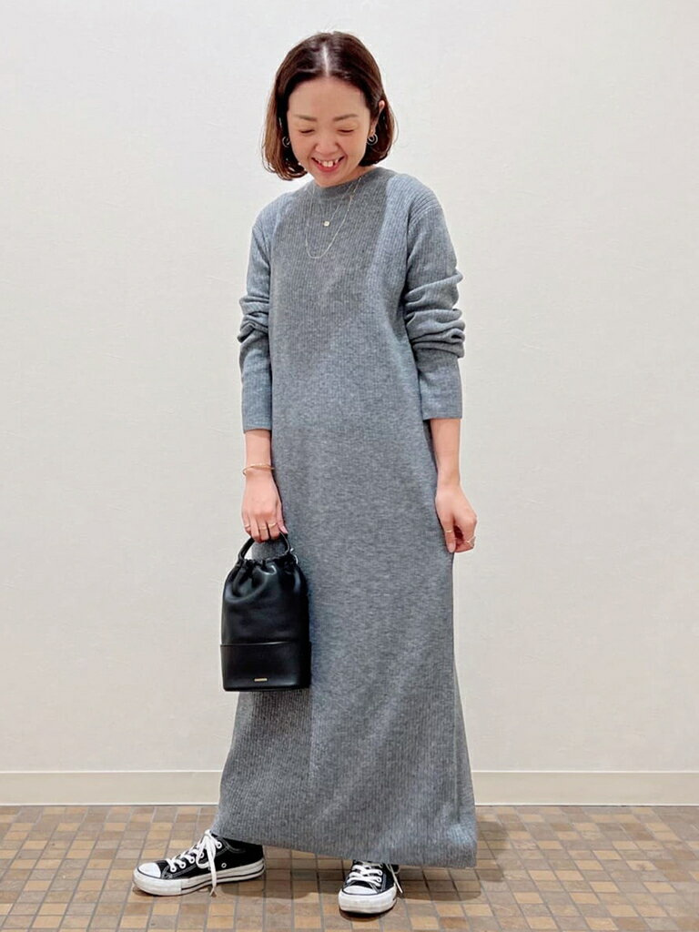 Spick & Spanのコンパクトチェーン55cmネックレス K10を使った