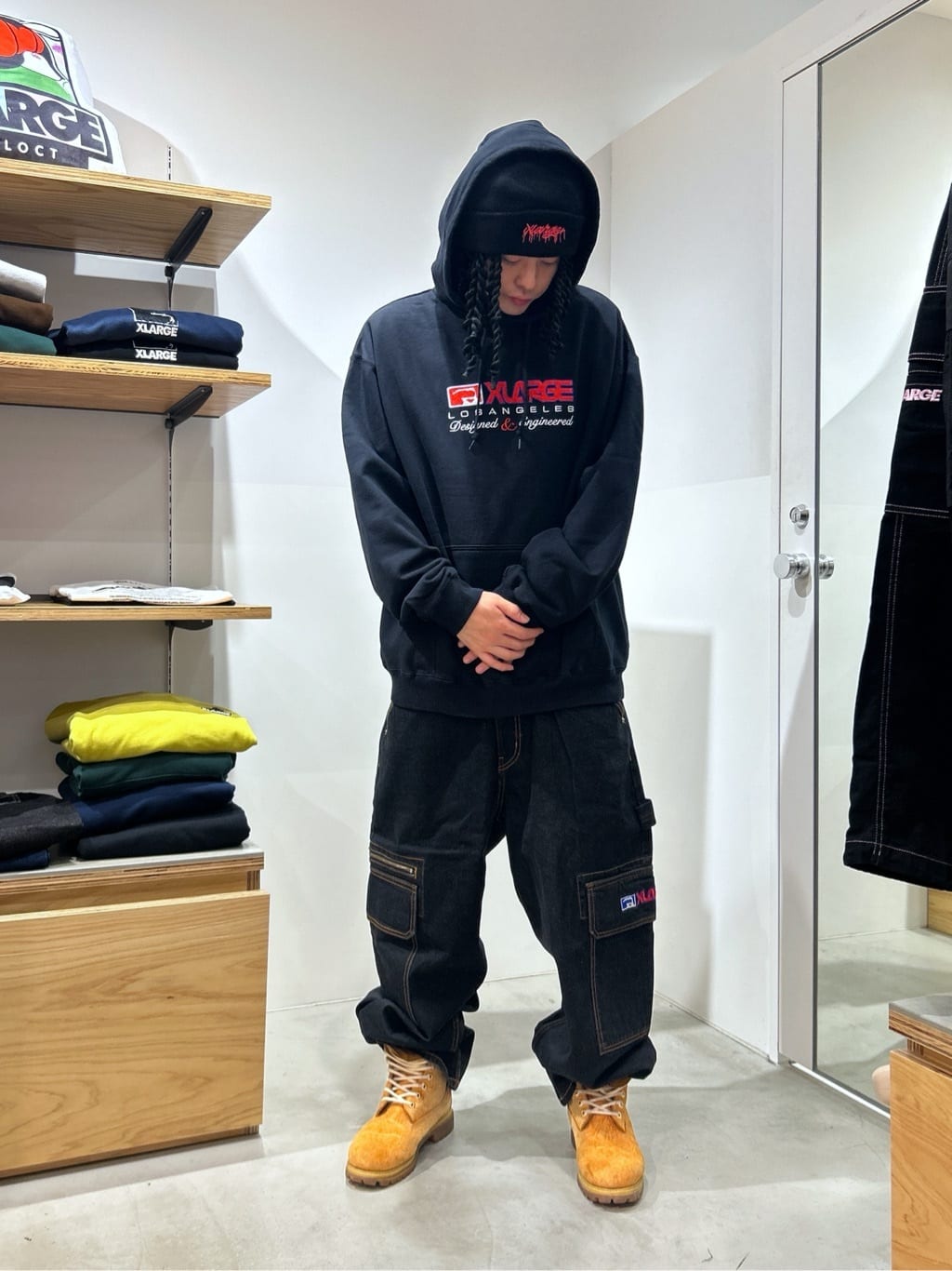 XLARGEのXLARGE INC DENIM CARGO PANTS パンツ XLARGEを使った