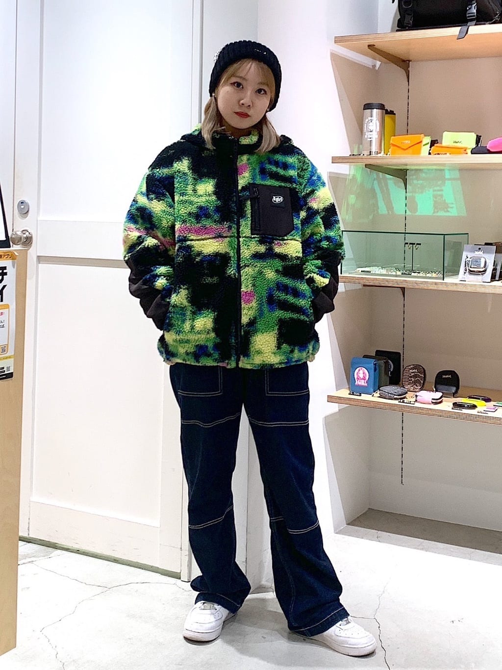 REVERSIBLE BOA BLOUSON ブルゾン X-girl-