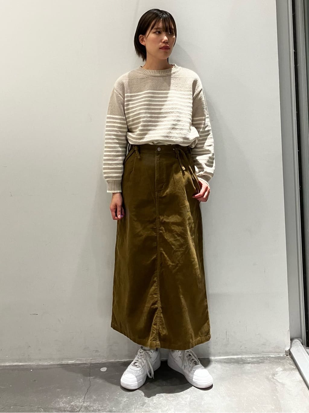 CRAFT STANDARD BOUTIQUEのコーデュロイ2WAYサロペットスカート/23AWを