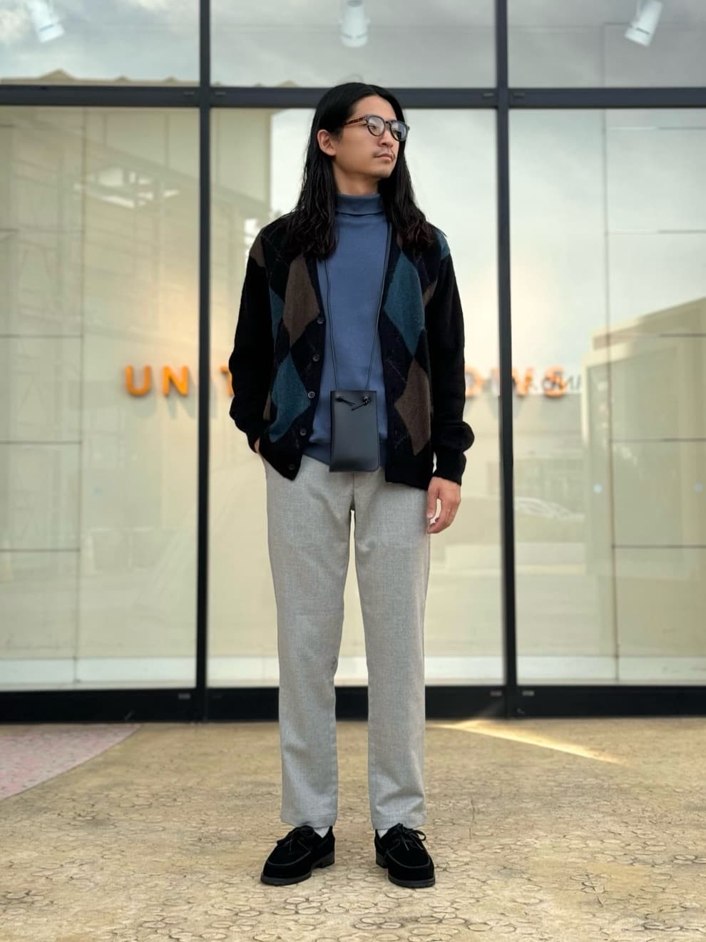 UNITED ARROWS LTD. OUTLETのフラノ ノープリーツパンツ<A DAY IN THE