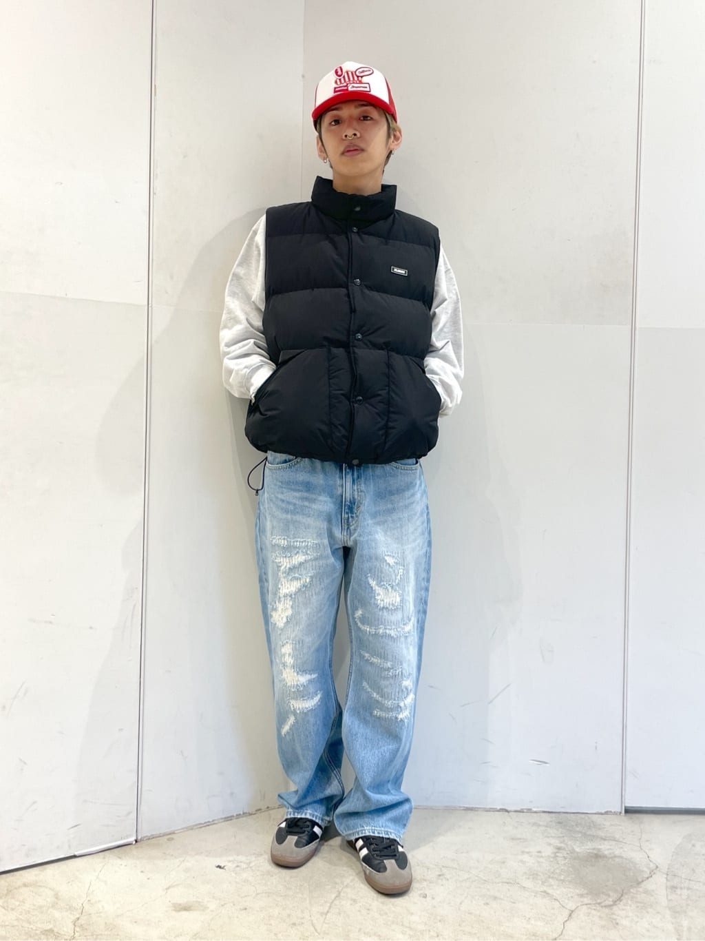 XLARGEのDOWN VEST ダウンベスト XLARGEを使ったコーディネート