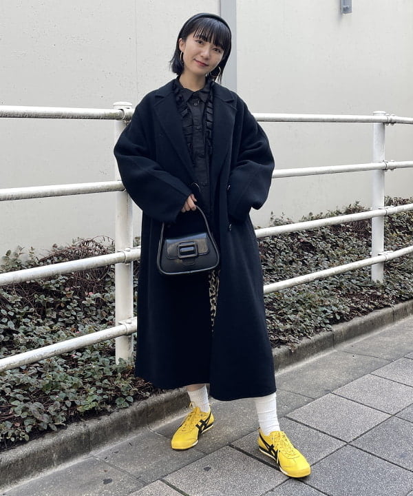 BEAMS WOMENのRay BEAMS / 4ボタン ダブル ビッグ チェスターコートを