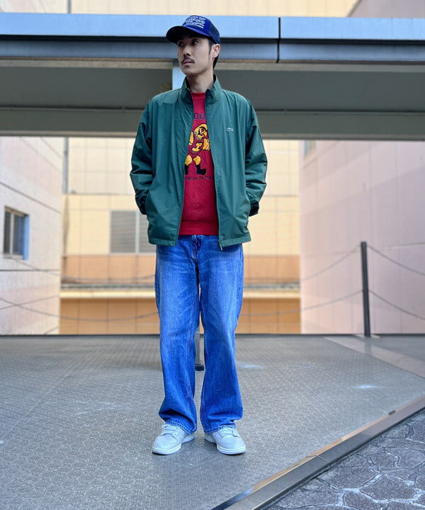 BEAMS MENのLACOSTE for BEAMS / 別注 トラック ジャケットを使った