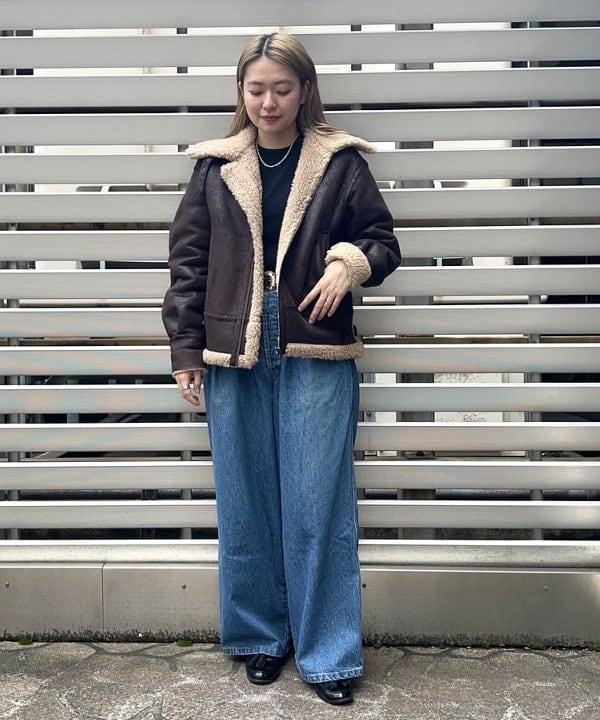 Demi-Luxe BEAMSのDemi-Luxe BEAMS / フェイクムートン ブルゾン 23AW