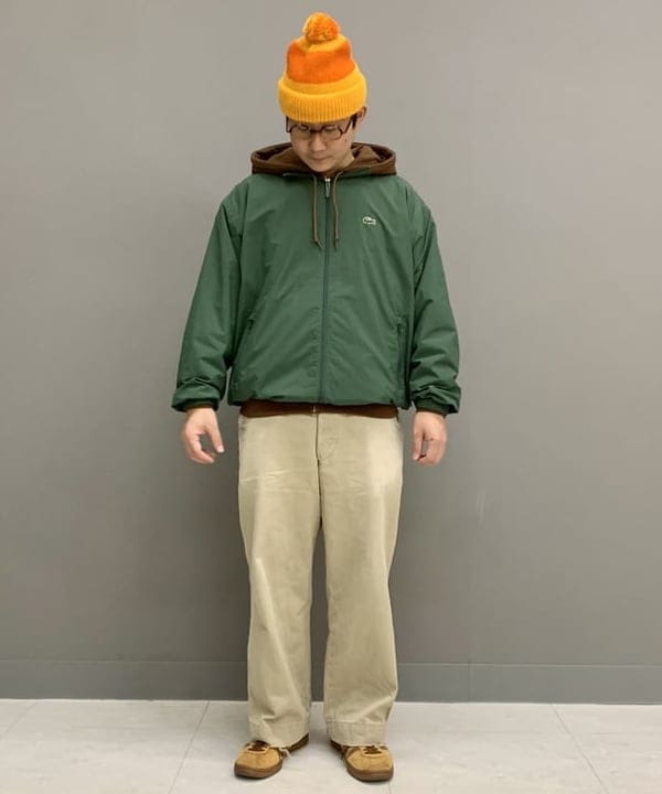 BEAMS MENのLACOSTE for BEAMS / 別注 トラック ジャケットを使った