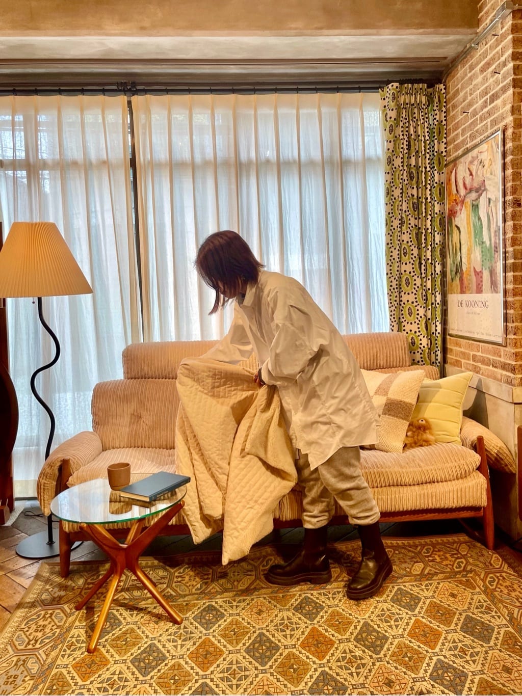 journal standard FurnitureのGLENOAKS RUG 200x250 グレンオークスラグを使ったコーディネートを紹介します。｜Rakuten Fashion(楽天ファッション／旧楽天ブランドアベニュー)3302247
