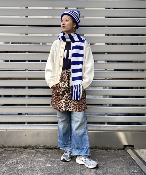 BEAMS WOMENのINFIELDER DESIGN * BEAMS BOY / 別注 ボーダー マフラー