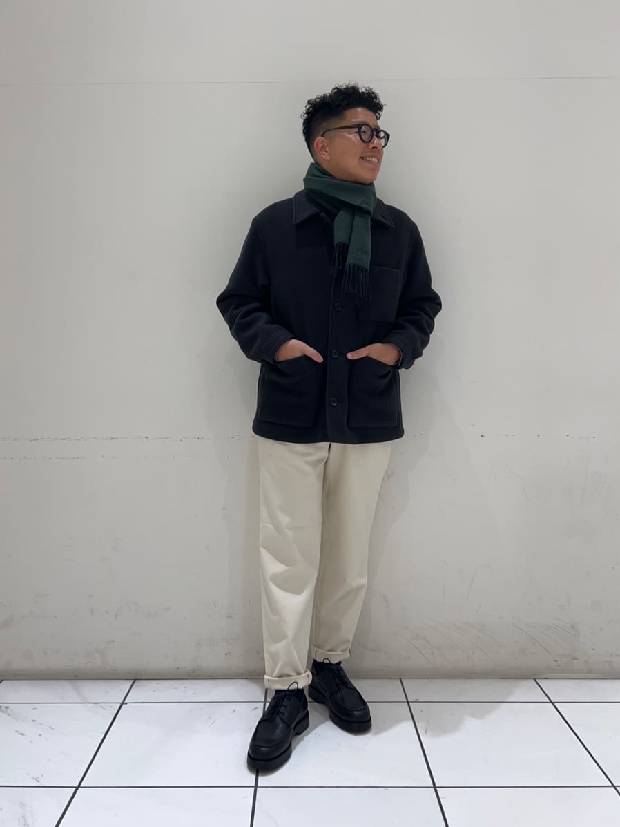 UNITED ARROWS green label relaxingのSENTDALE WOOL カバーオールを