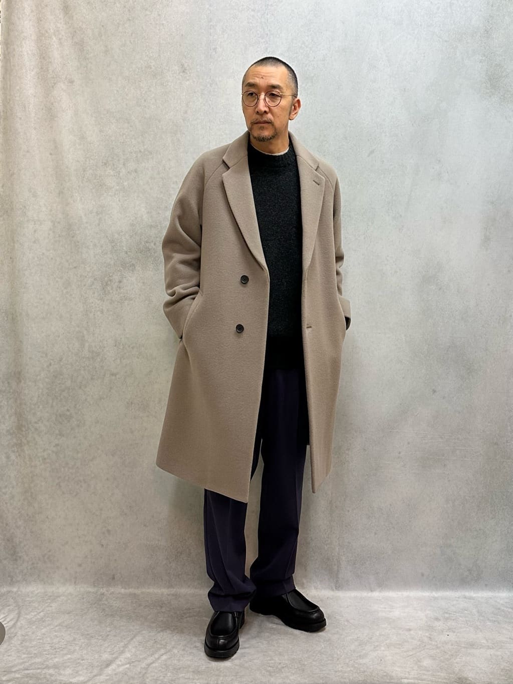 UNITED ARROWS green label relaxingのSENTDALE WOOL チェスターコート