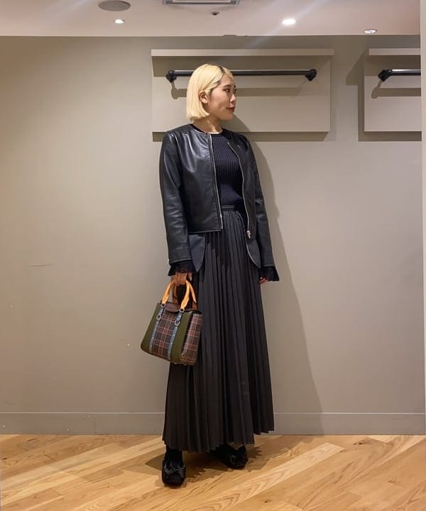 BEAMS WOMENのMix RIBレースカフスCNを使ったコーディネート | Rakuten