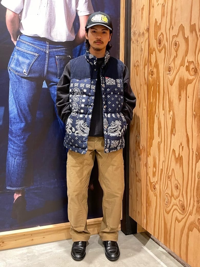 Levi'sの【FINE BOYS 11月号掲載】ウエスタン スーパー ダウンベスト