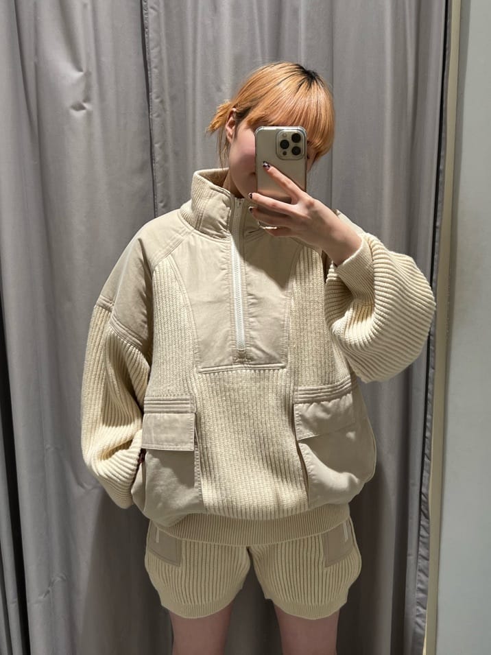 SLYのKNIT x WOVEN BLOOMERを使ったコーディネート | Rakuten Fashion