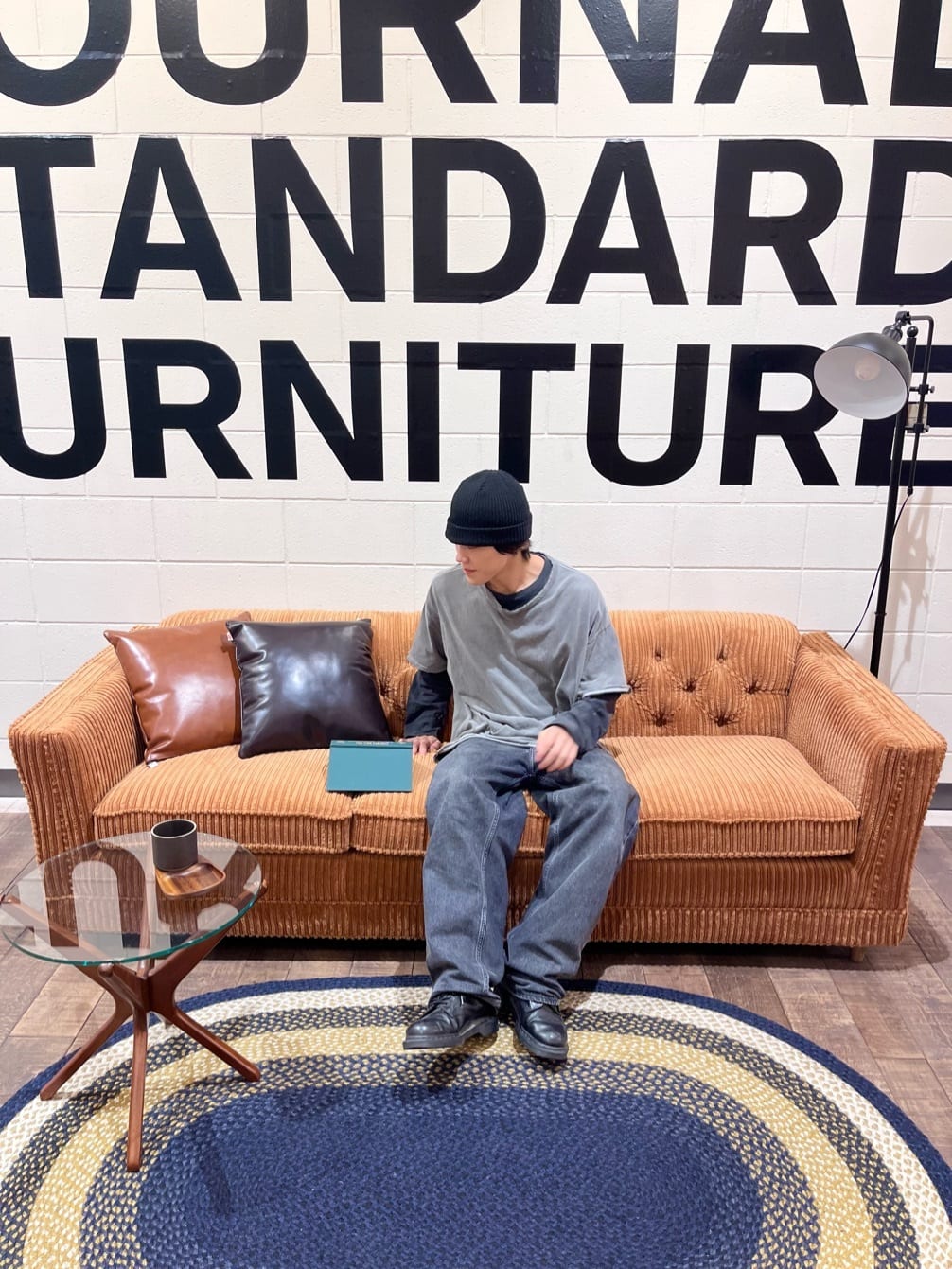 journal standard FurnitureのHEARTH RUG 122X183cm ハースラグ