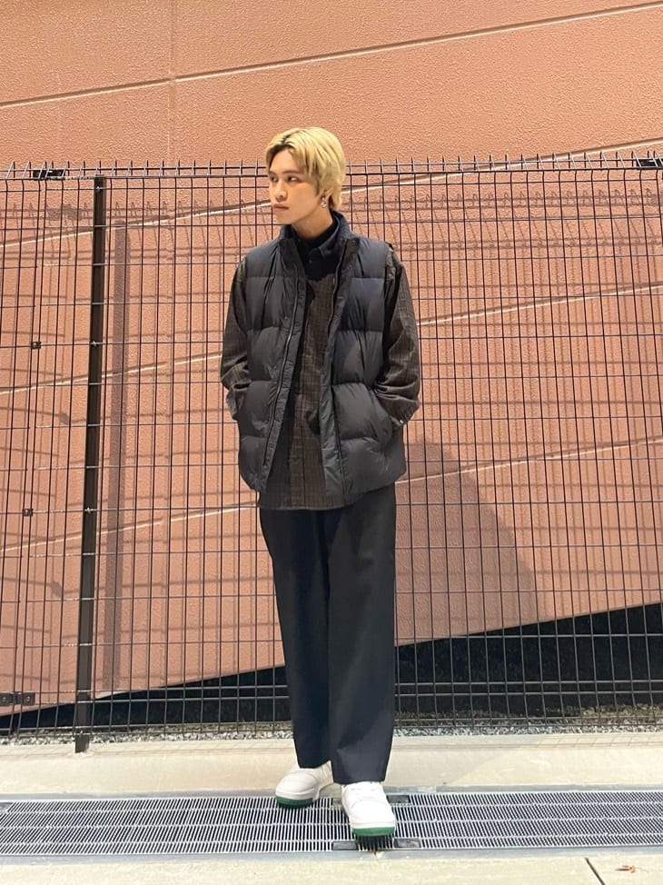 UNITED ARROWS green label relaxingのFINE BASIC RTW ビエラ ボタン