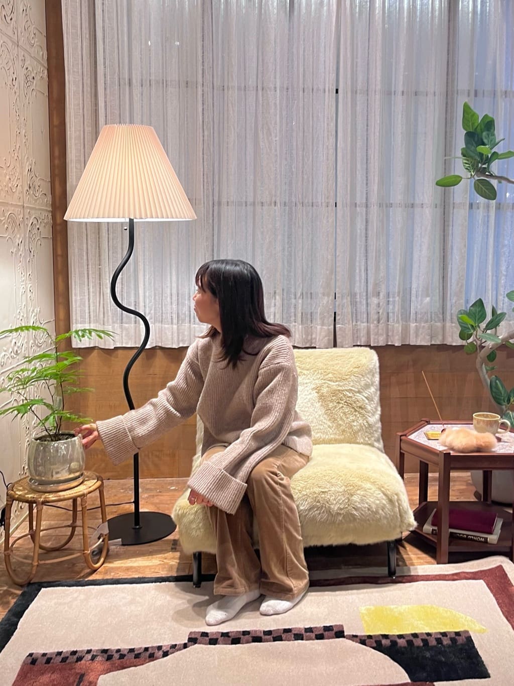 journal standard Furnitureの【Creer/クレエ】ラタンプランタースタンドを使ったコーディネートを紹介します。｜Rakuten Fashion(楽天ファッション／旧楽天ブランドアベニュー)3327015