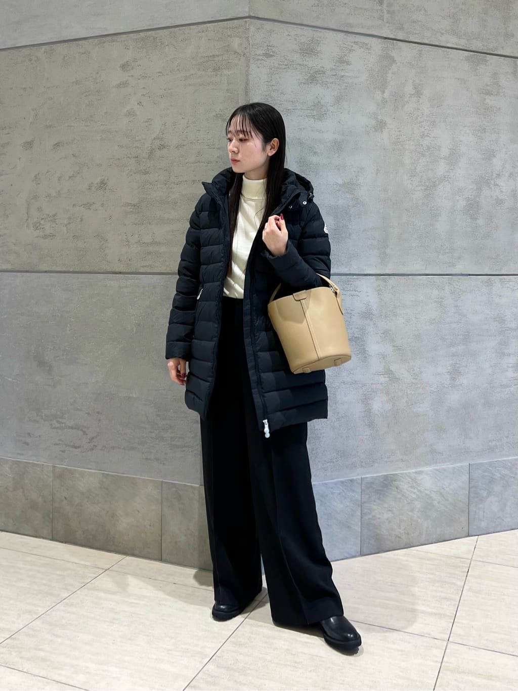 UNITED ARROWSのソフト シュリンク バケットバッグを使った  