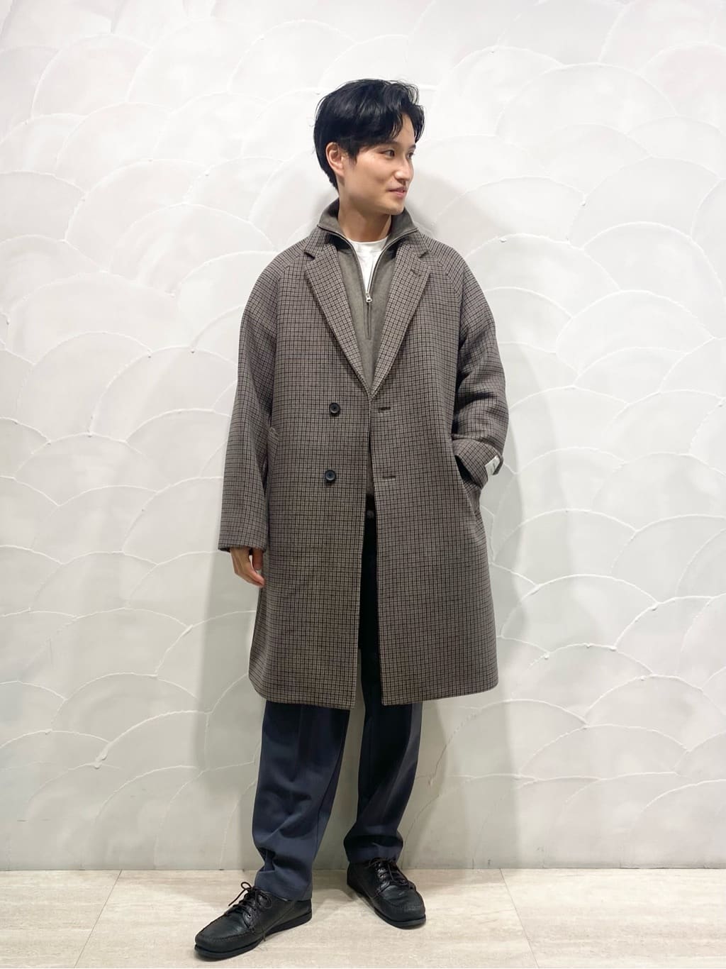 UNITED ARROWS green label relaxingのSENTDALE WOOL チェスターコート