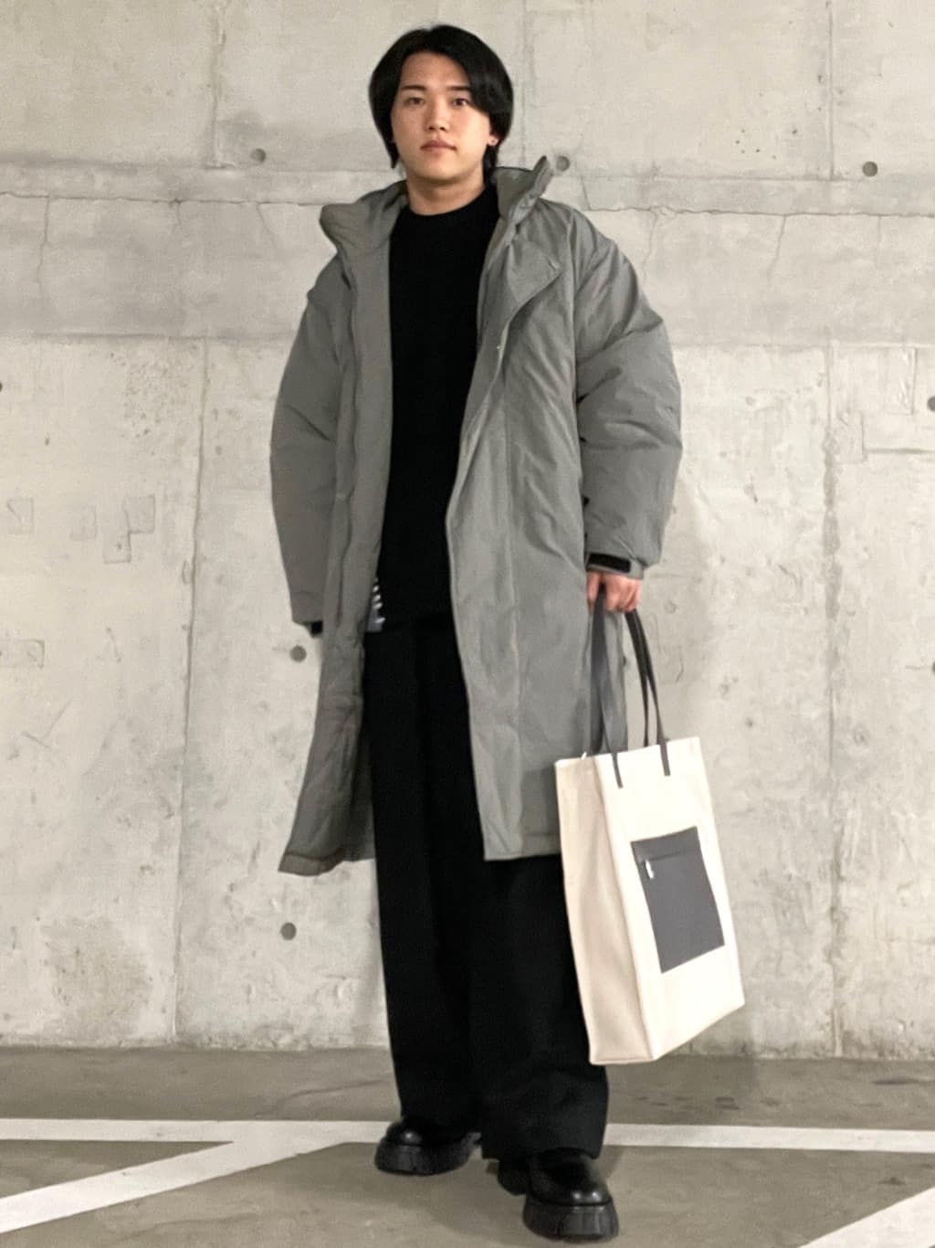 tk.TAKEO KIKUCHIのサフィアーノ2WAYトートバッグを使ったコーディネートを紹介します。｜Rakuten Fashion(楽天ファッション／旧楽天ブランドアベニュー)3349777