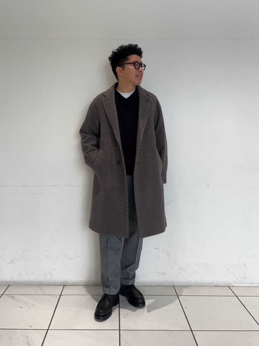 UNITED ARROWS green label relaxingのSENTDALE WOOL チェスターコート