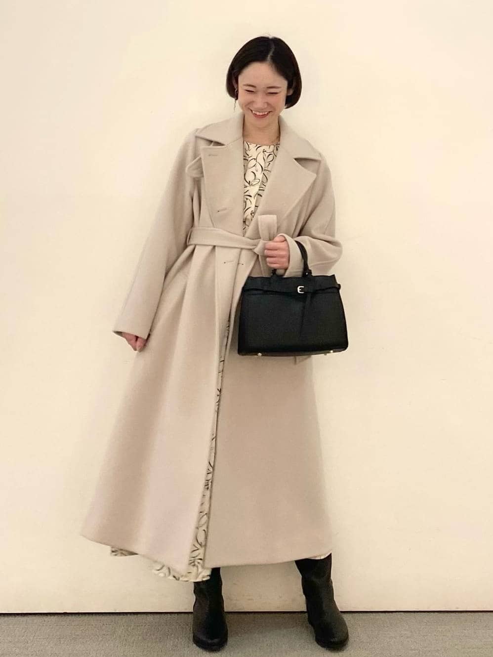 allureville | スプリットラグランロングコート | Rakuten Fashion