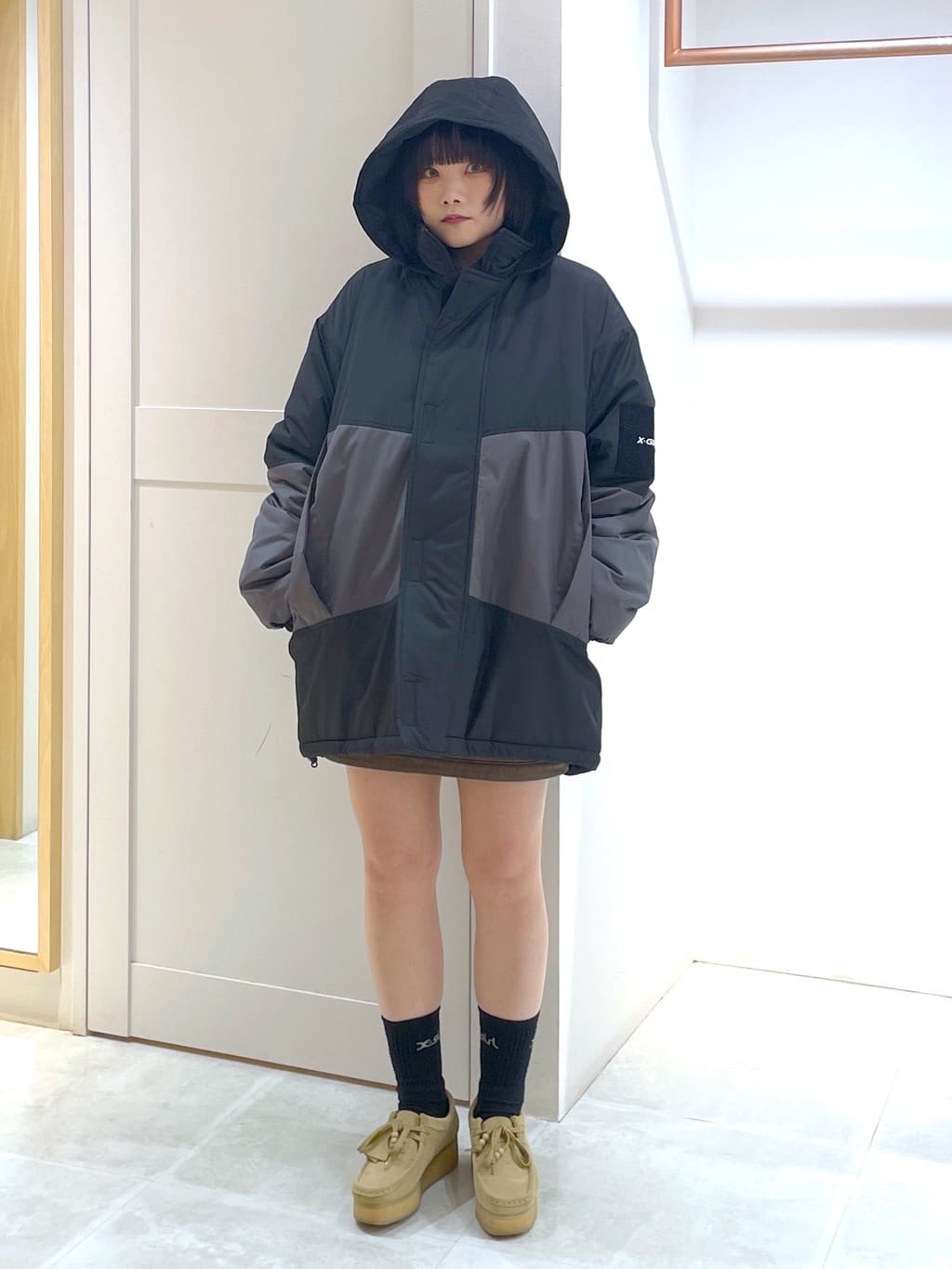 X-girlのMONSTER PARKA マウンテンパーカー X-girlを使ったコーディネート | Rakuten  Fashion(楽天ファッション／旧楽天ブランドアベニュー)3354022