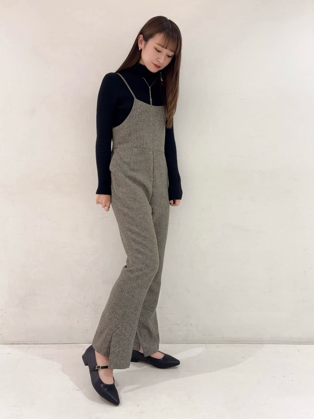 ESPERANZAのストラップフラットパンプス【ESPERANZA_blanca】を使ったコーディネートを紹介します。｜Rakuten Fashion(楽天ファッション／旧楽天ブランドアベニュー)3357131