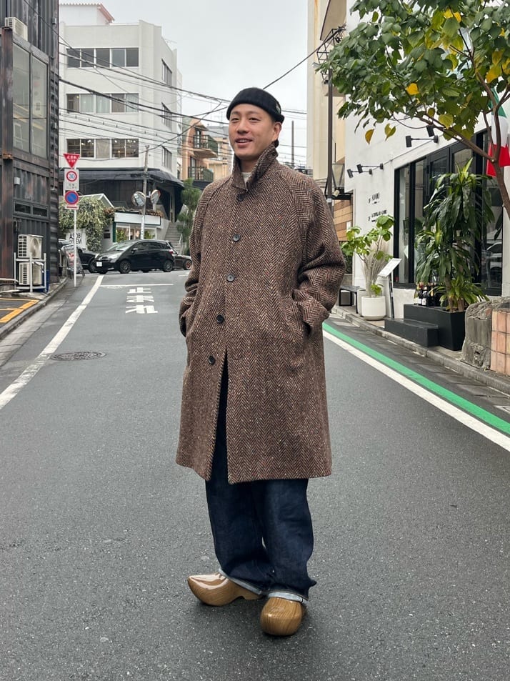 UNITED ARROWSの<UNITED ARROWS & SONS> COL/NEP TWEED BAL COAT