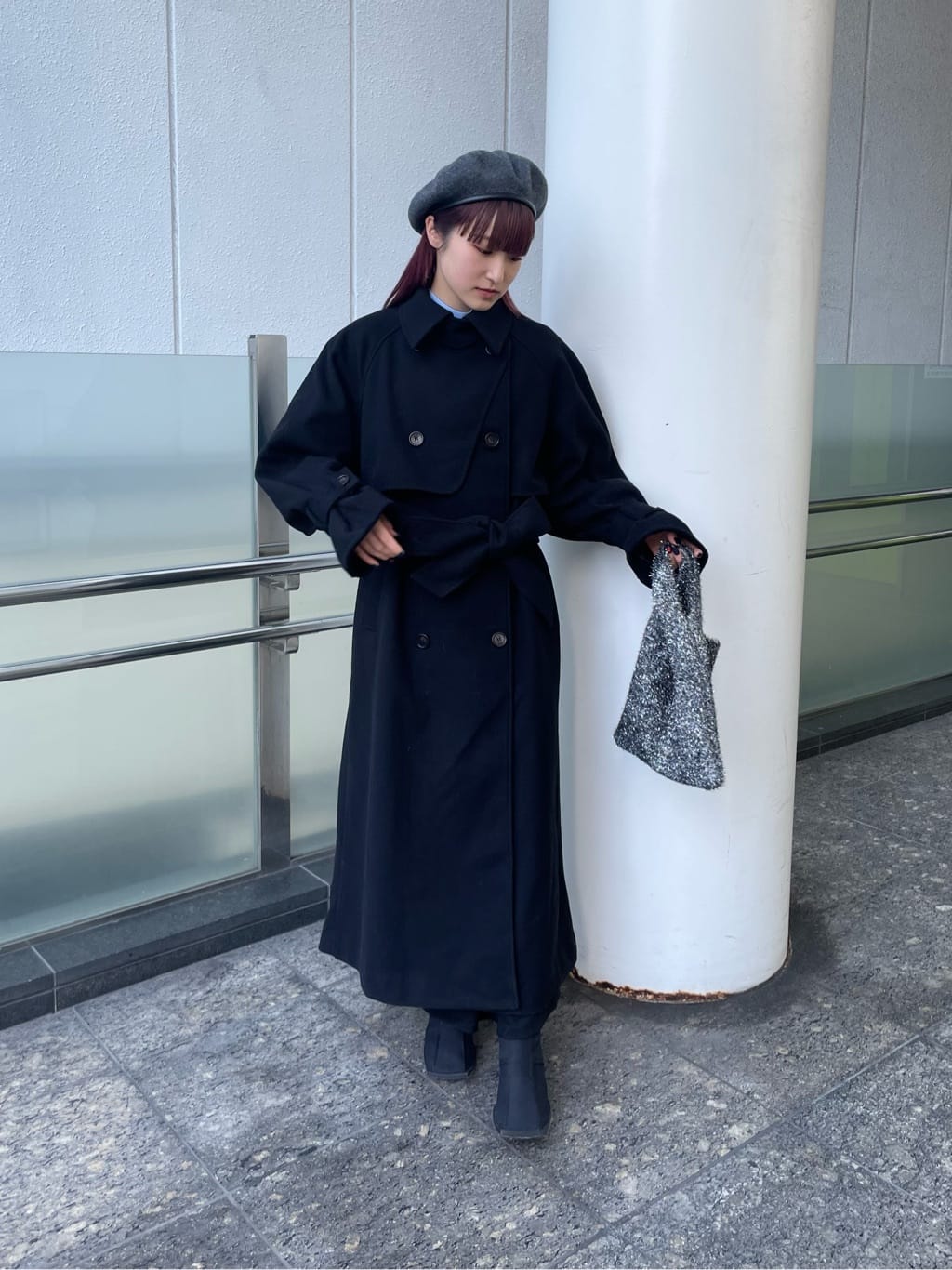 SLYのLAYERED FLAP BELTED コートを使ったコーディネート | Rakuten