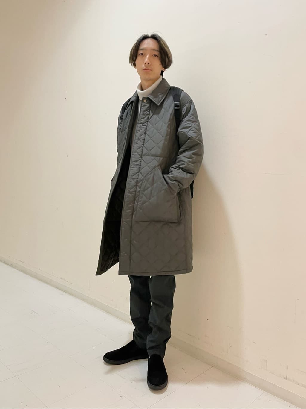 UNITED ARROWS green label relaxingのBIWATEX キルティングコートを