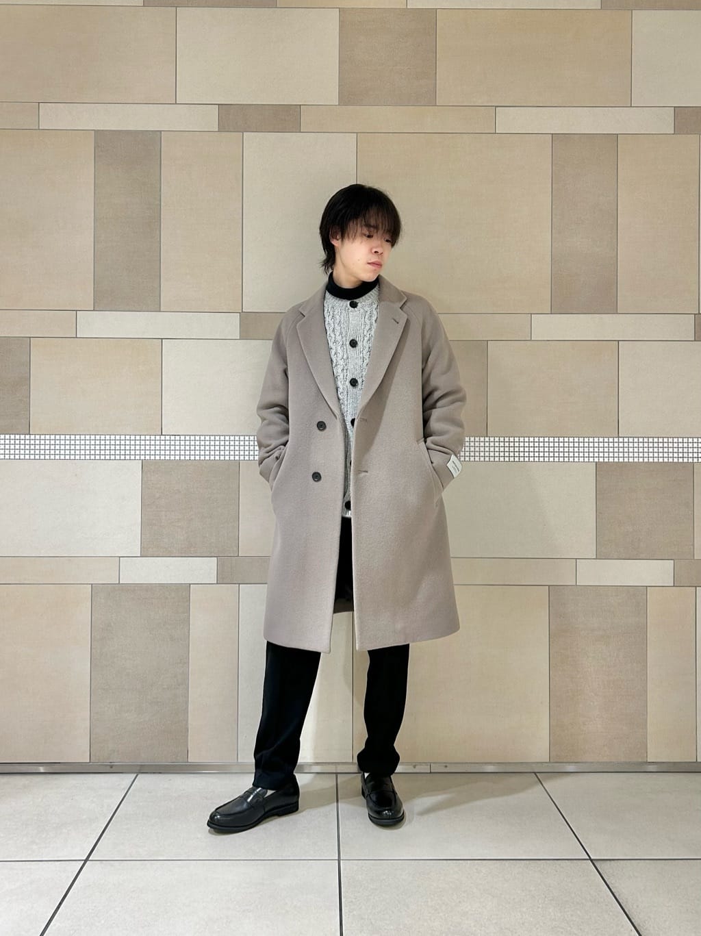 UNITED ARROWS green label relaxingのSENTDALE WOOL チェスターコート