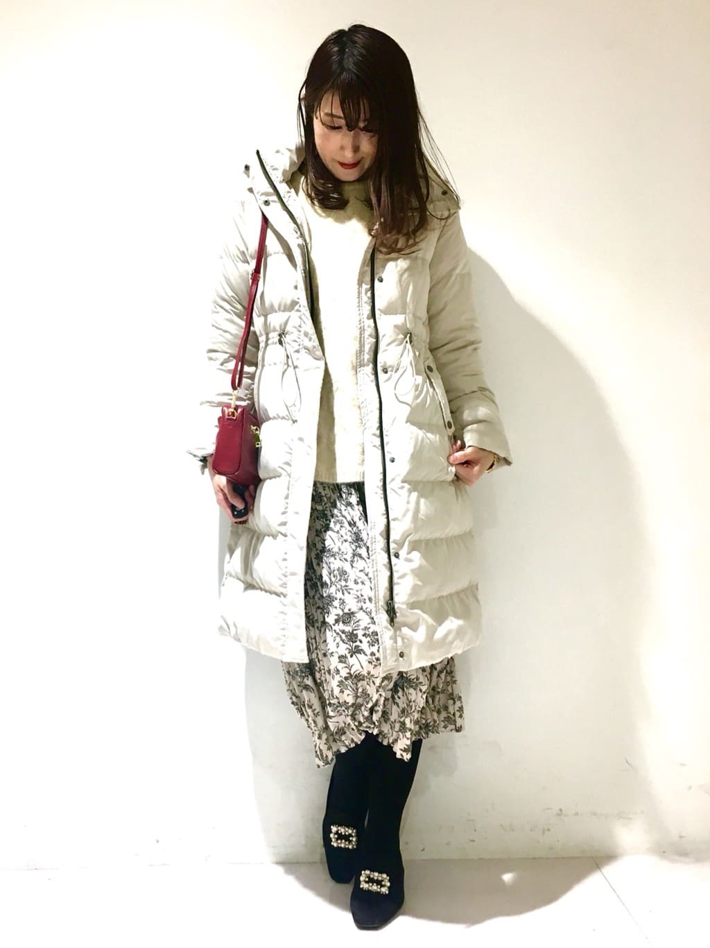 LAURA ASHLEYの【ベルト長さ調節可】レザージップショルダーを使ったコーディネートを紹介します。｜Rakuten Fashion(楽天ファッション／旧楽天ブランドアベニュー)3404790
