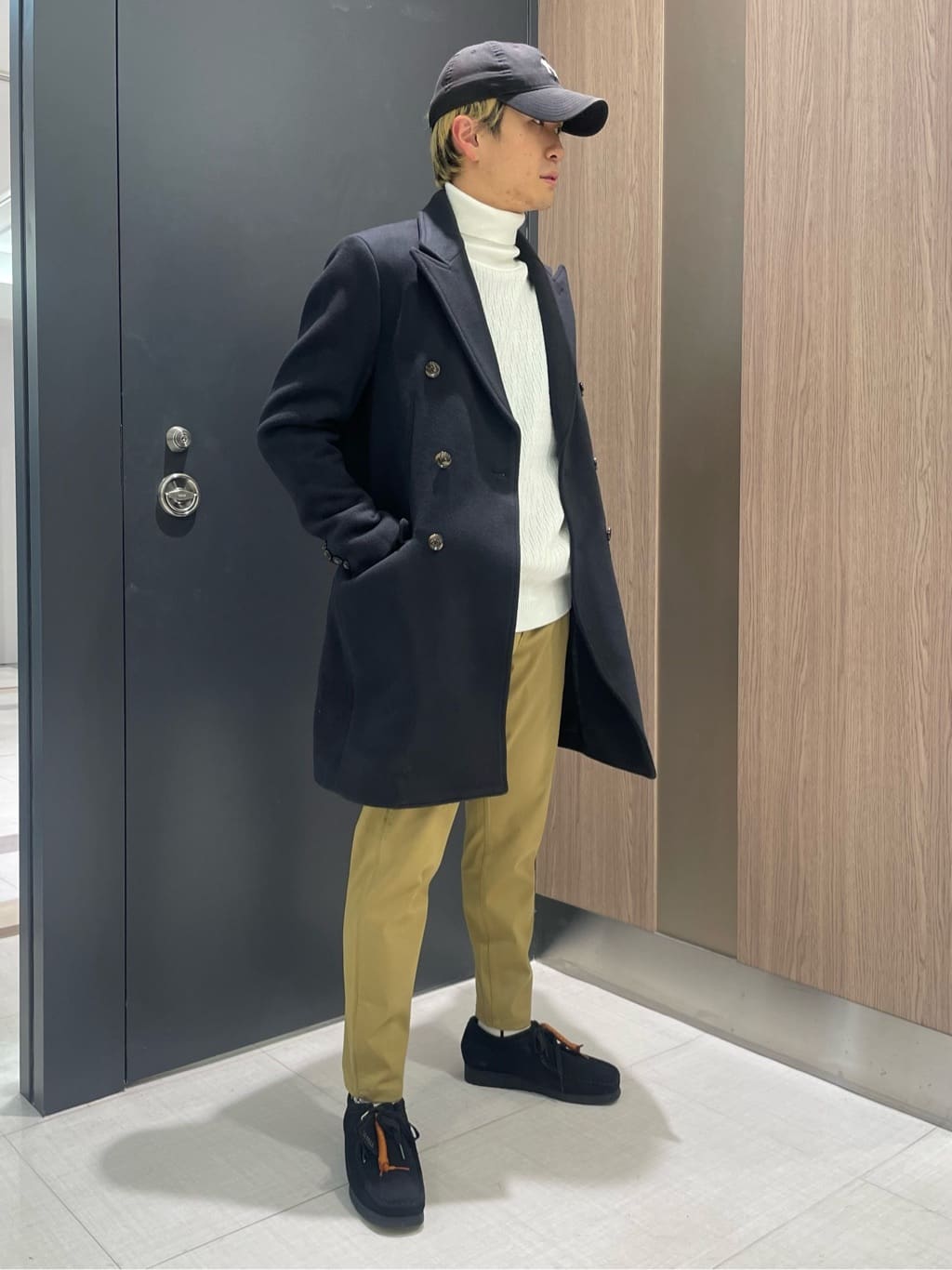 MEN'S BIGIのWONDERSHAPE(ワンダーシェイプ) スリムテーパードパンツを使ったコーディネートを紹介します。｜Rakuten Fashion(楽天ファッション／旧楽天ブランドアベニュー)3414923