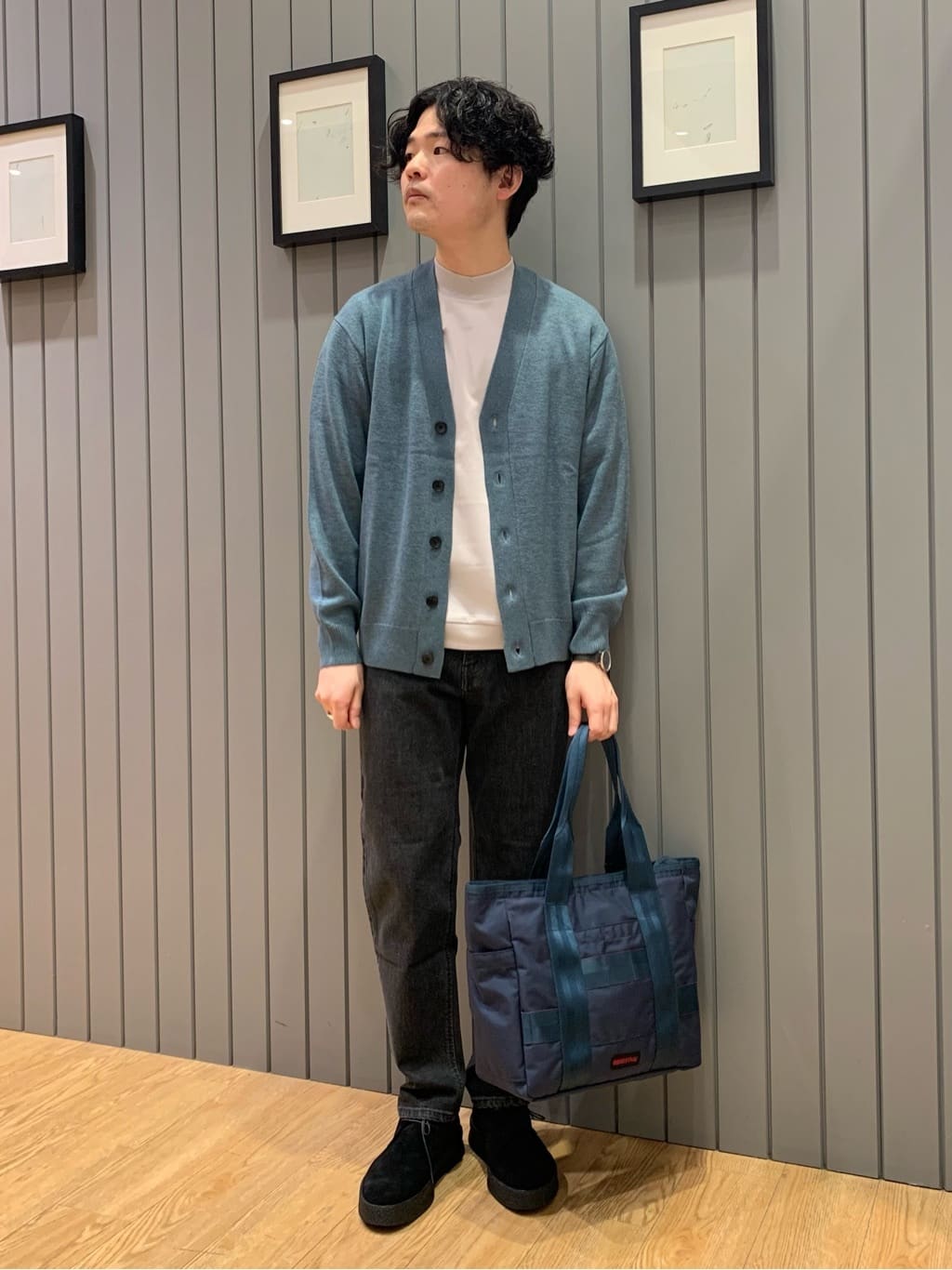 UNITED ARROWS green label relaxingのシルクミックス テンジク V