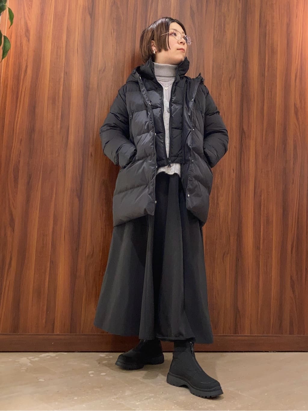 Vinのドロストポケットデザインスカートを使ったコーディネートを紹介します。｜Rakuten Fashion(楽天ファッション／旧楽天ブランドアベニュー)3422169