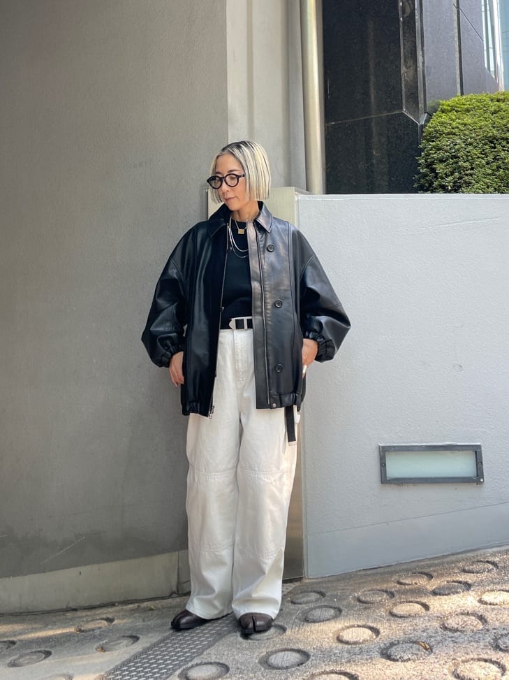 BLACK BY MOUSSYのwide painter pantsを使ったコーディネート