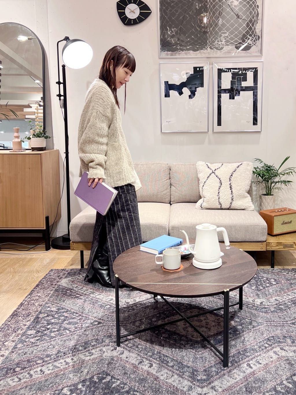 journal standard FurnitureのBRENTWOOD RUG 120x160 ブレントウッド ラグを使ったコーディネートを紹介します。｜Rakuten Fashion(楽天ファッション／旧楽天ブランドアベニュー)3462189