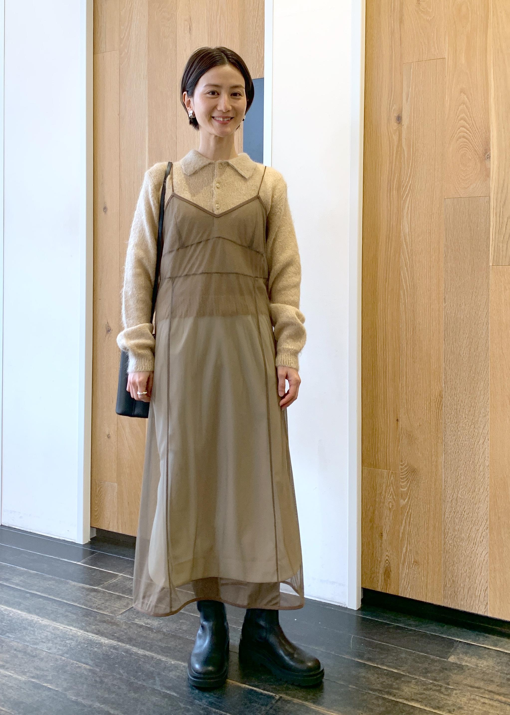 ADAM ET ROPE' | シアーキャミワンピース | Rakuten Fashion(楽天